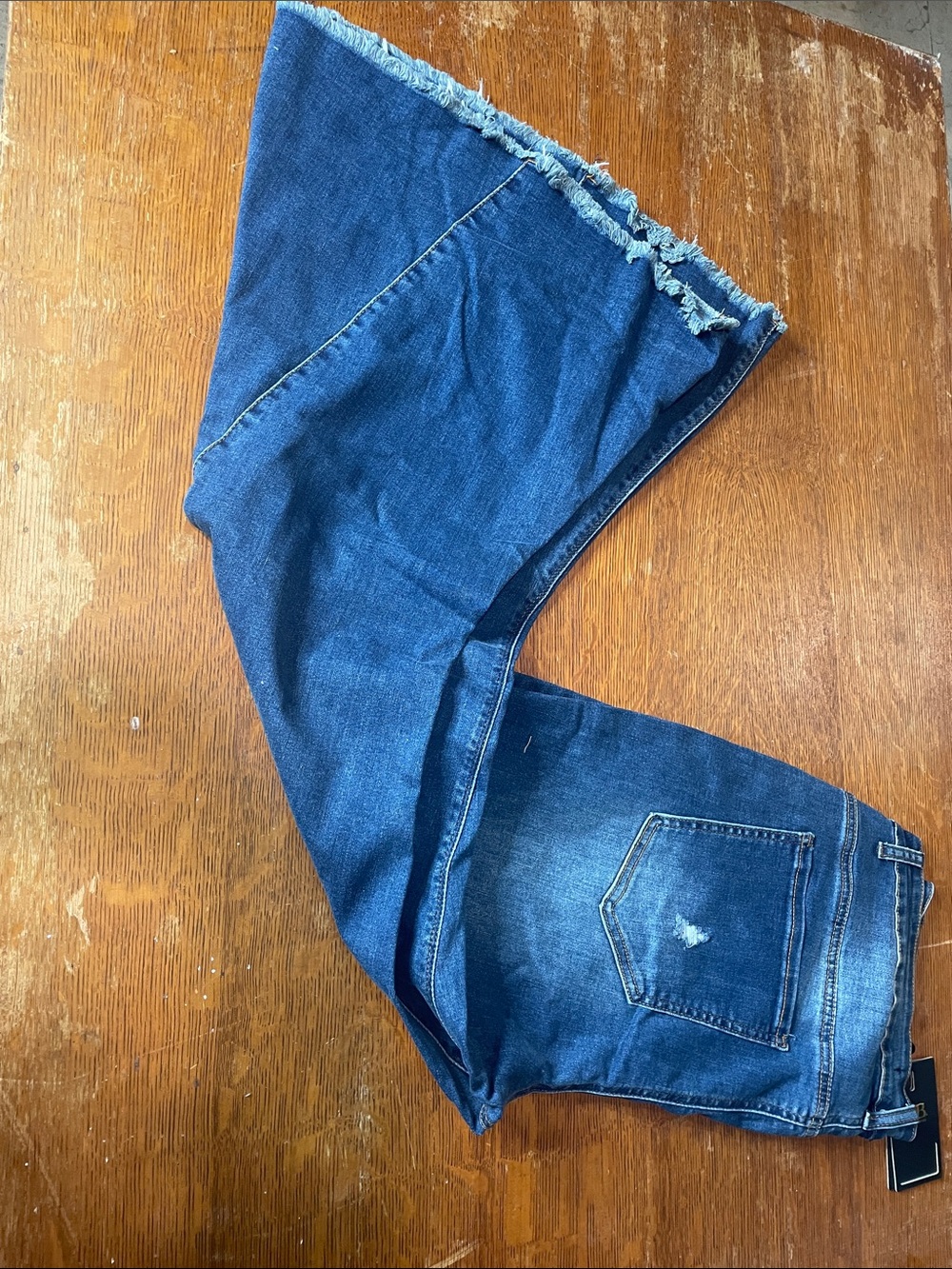 bulk purchase 20 pairs- Plus size Lucky Brand Blue Distressed Denim Jeans - Picture 3 of 5